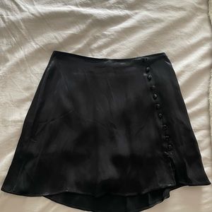 Zara satin effect skirt